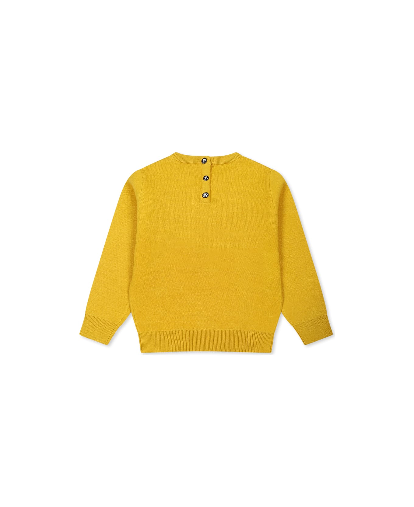 Richmond Yellow Sweater For Baby Boy With Logo - Yellow