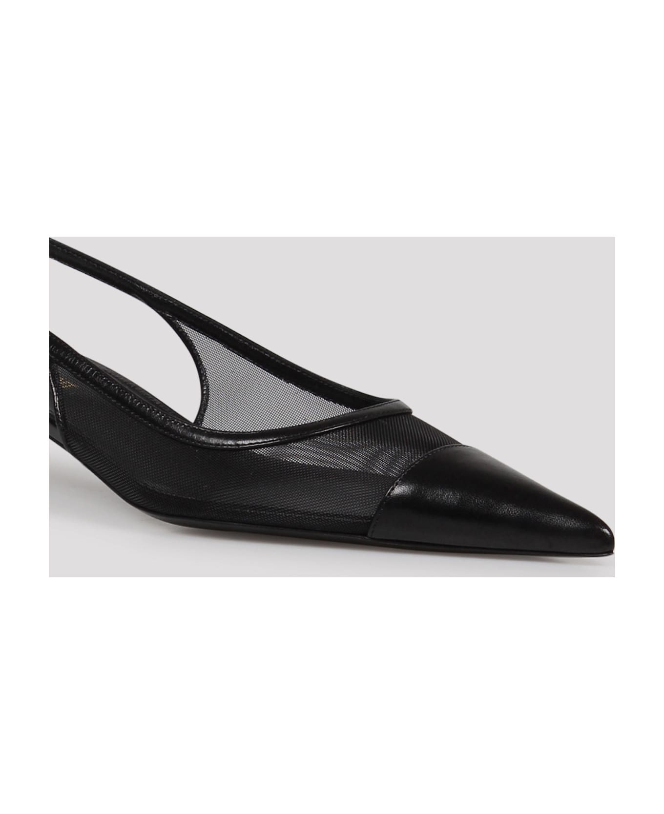 Saint Laurent Oxalis Slingback - Black