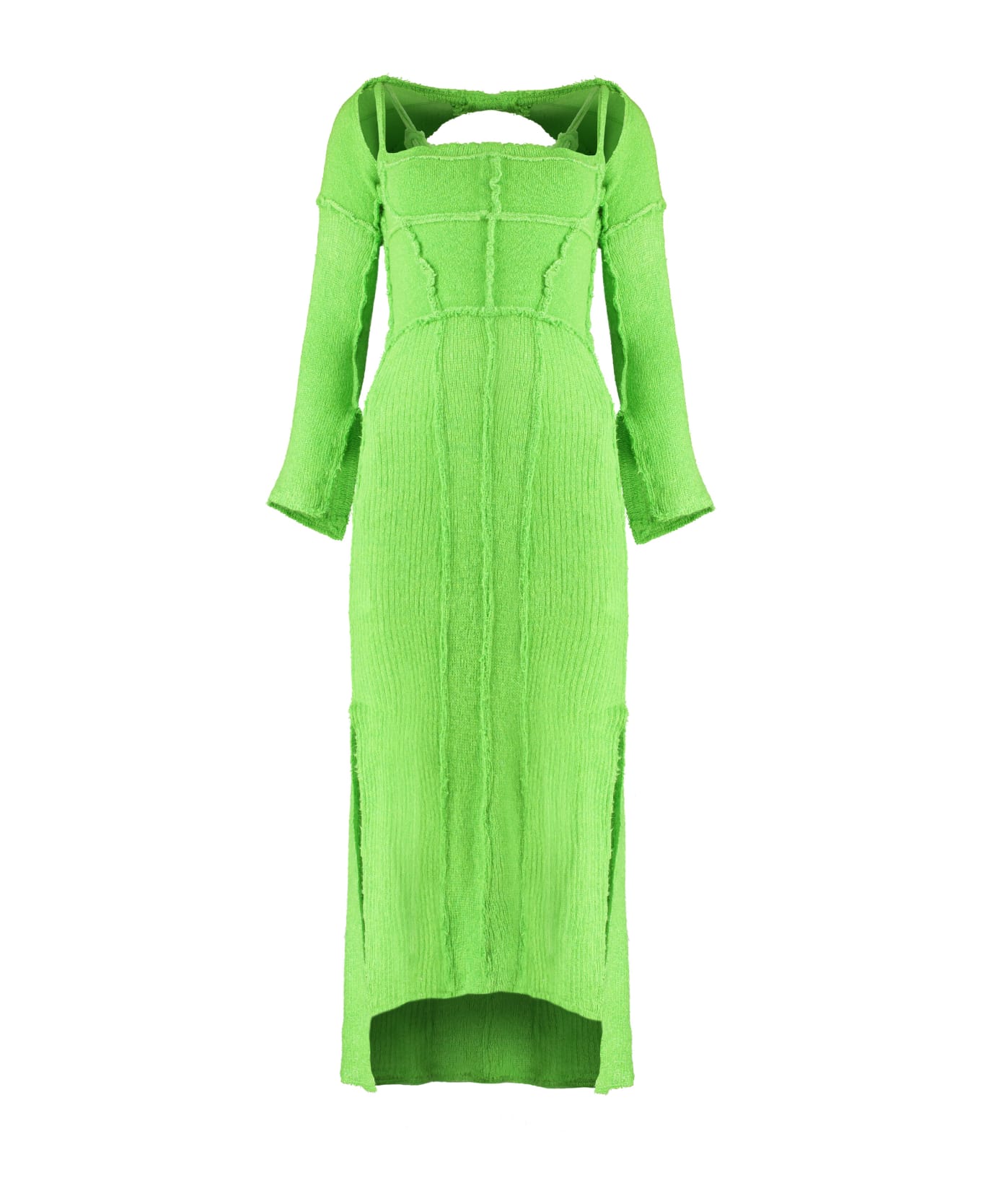 Talia Byre Wool-blend Dress - green