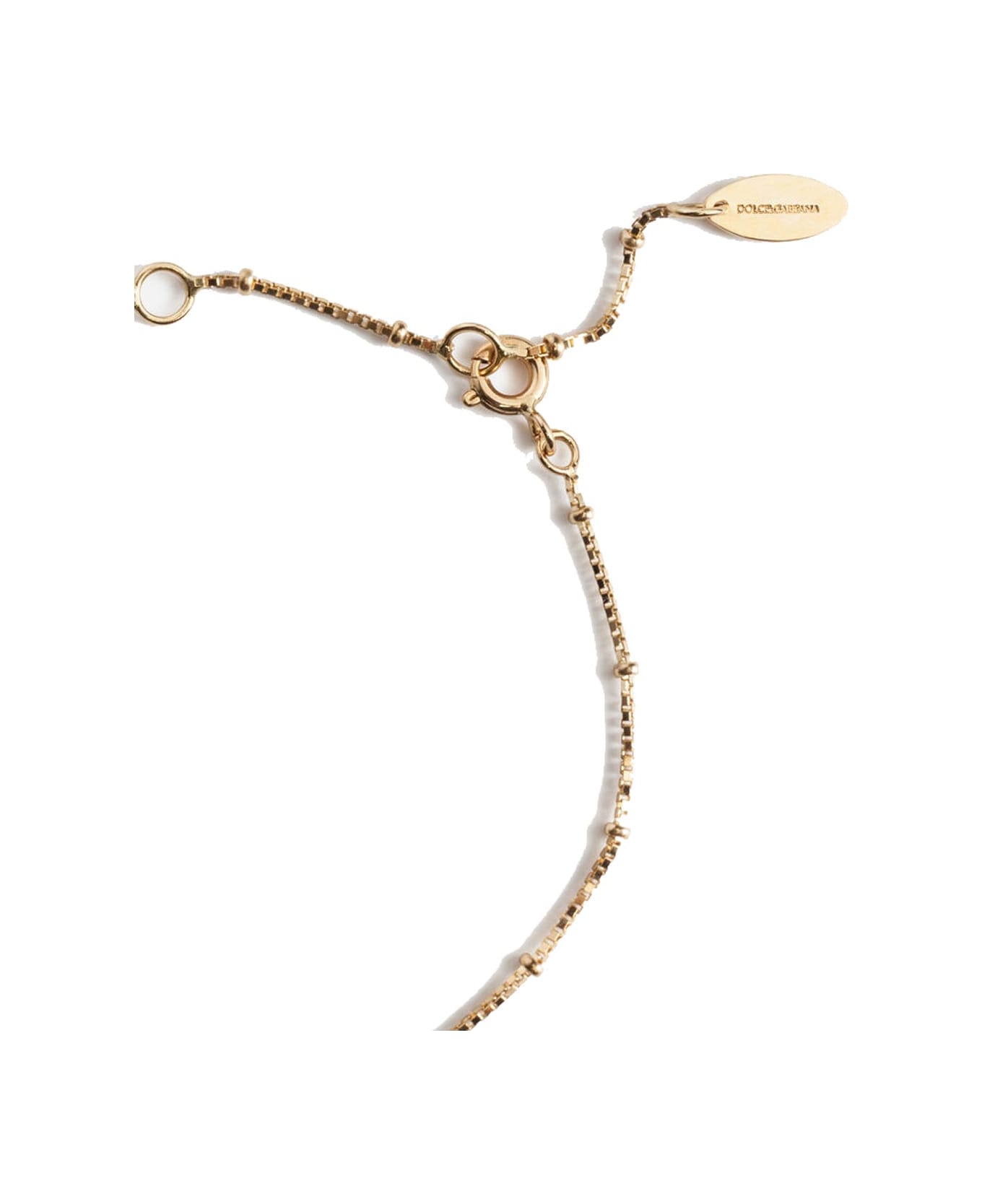 Dolce Front & Gabbana Bracelet With Heart Charm - Gold