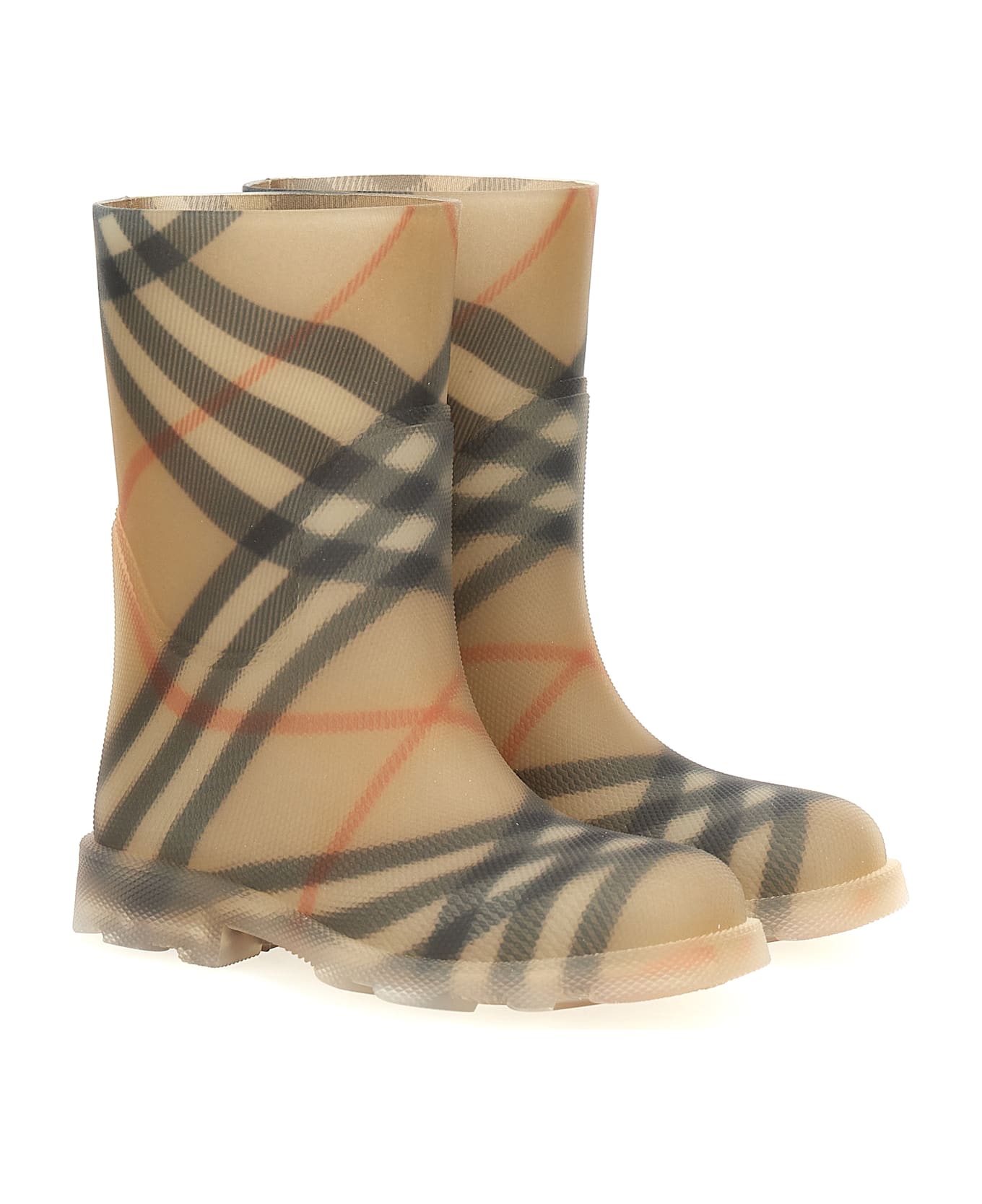 Burberry 'marsh' Rain Boots - Beige