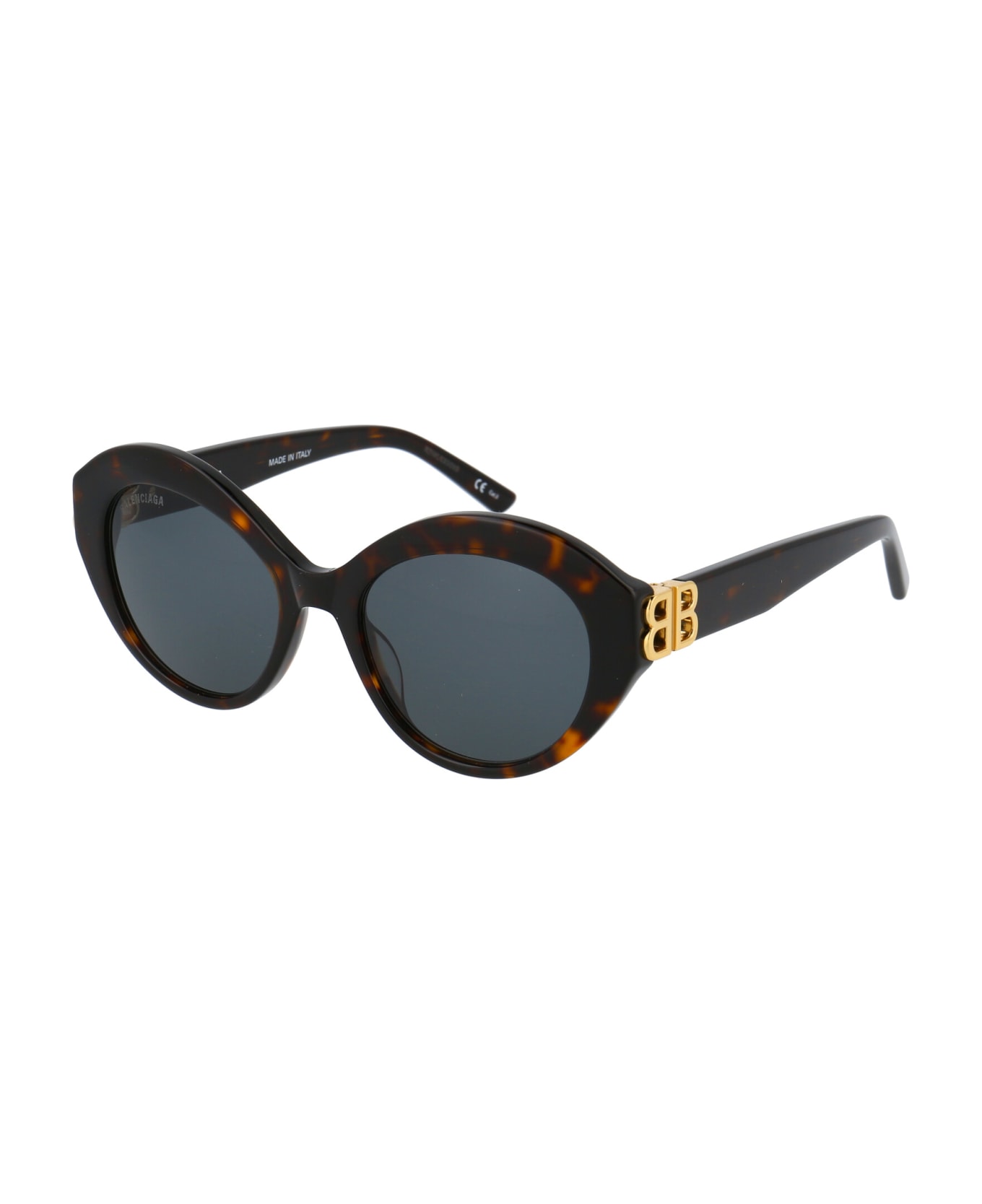Balenciaga Eyewear Bb0133s Sunglasses - 002 HAVANA GOLD GREEN サングラス