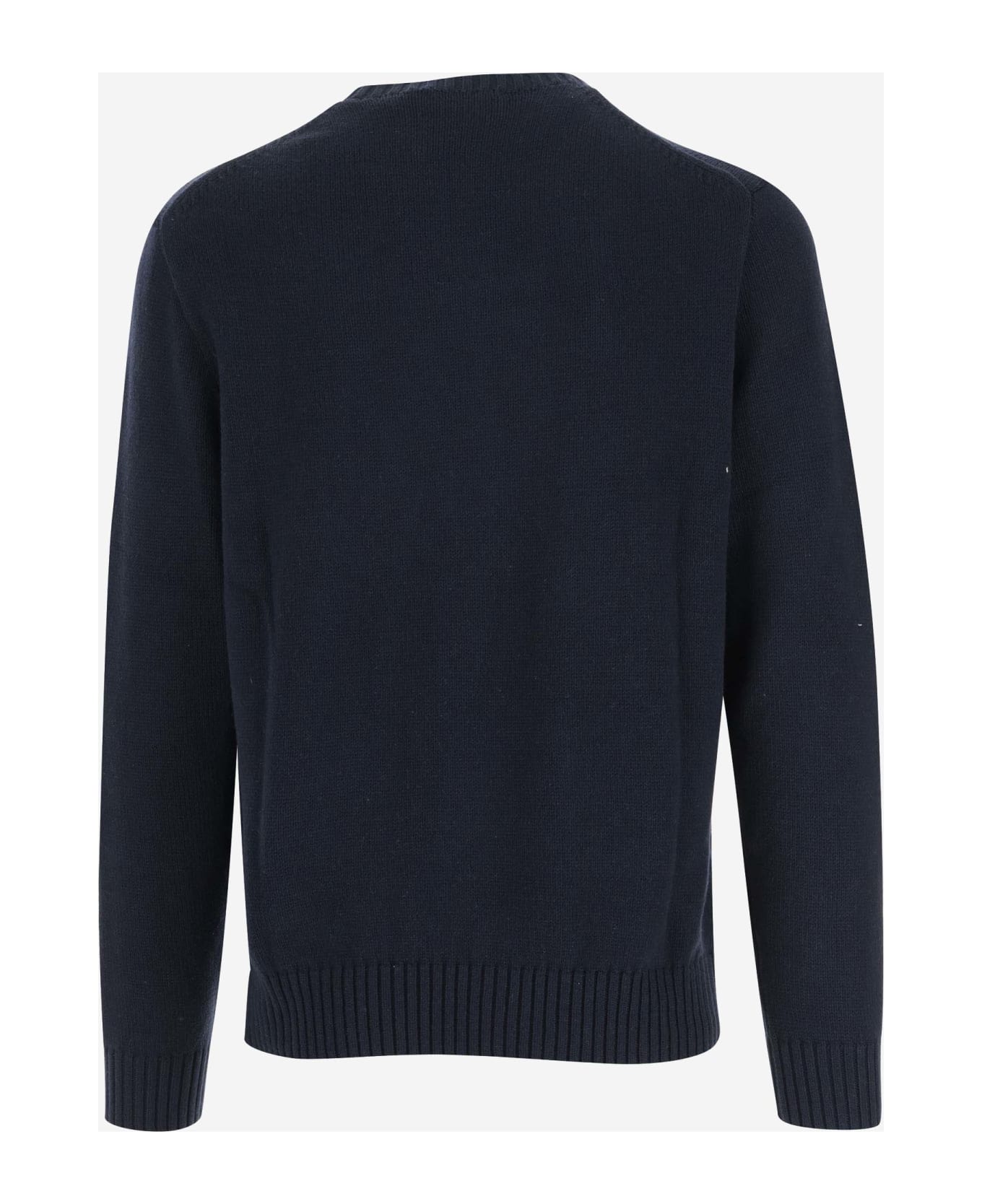Polo Ralph Lauren Cotton Polo Bear Sweater - Blue