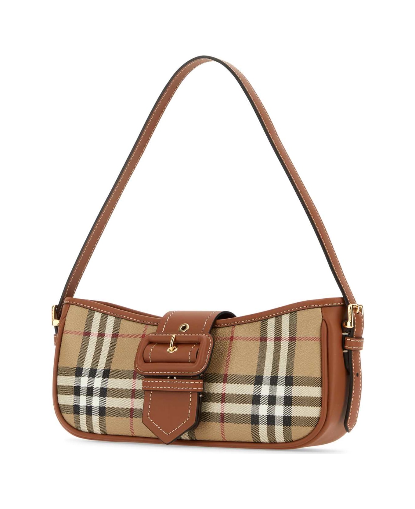 Burberry Printed Canvas Sling Shoulder Bag - VNTGCHKBRIARBROWN