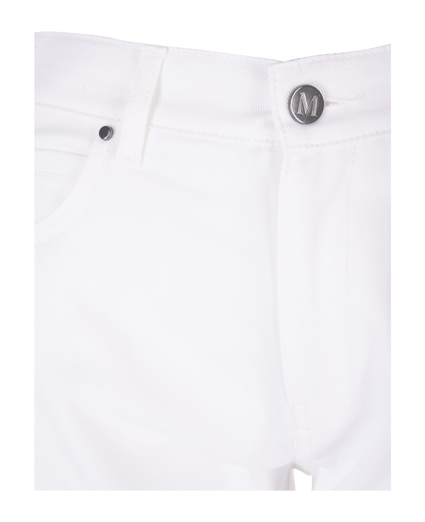 Max Mara White Caprile Jeans - Bianco
