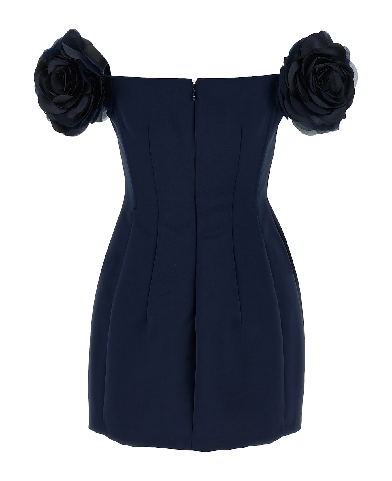 Elisabetta Franchi Floral Mini Dress - Blue