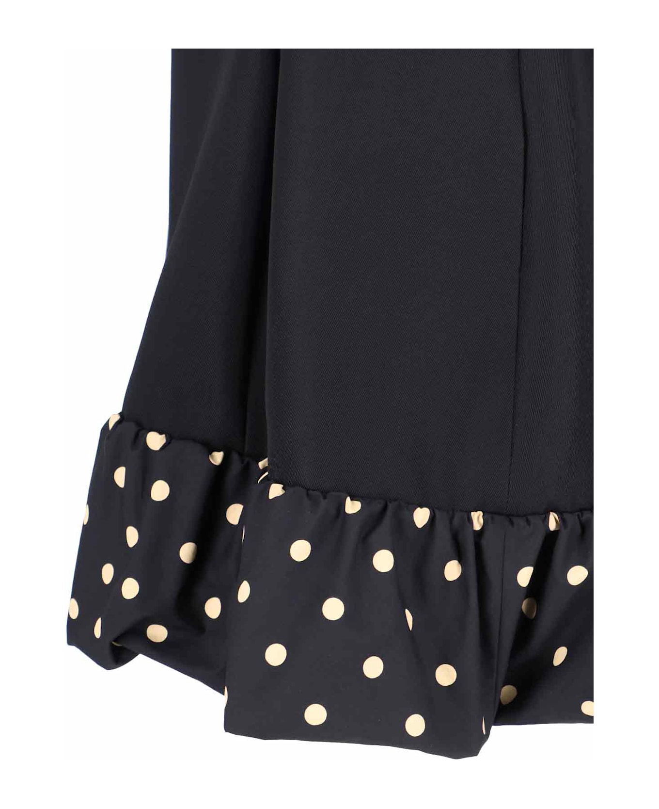 Moschino Polka Dot Midi Dress - Black  
