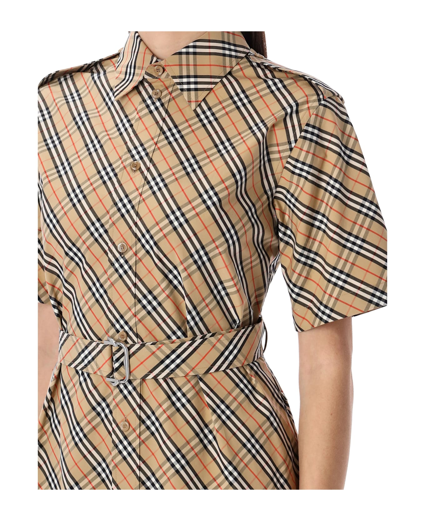 Burberry London Check Shirt Dress - SAND IP CHECK