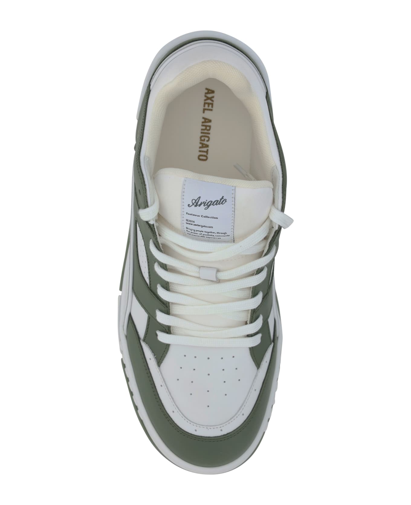 Axel Arigato Area Lo Sneaker Sneakers - White/dk Green