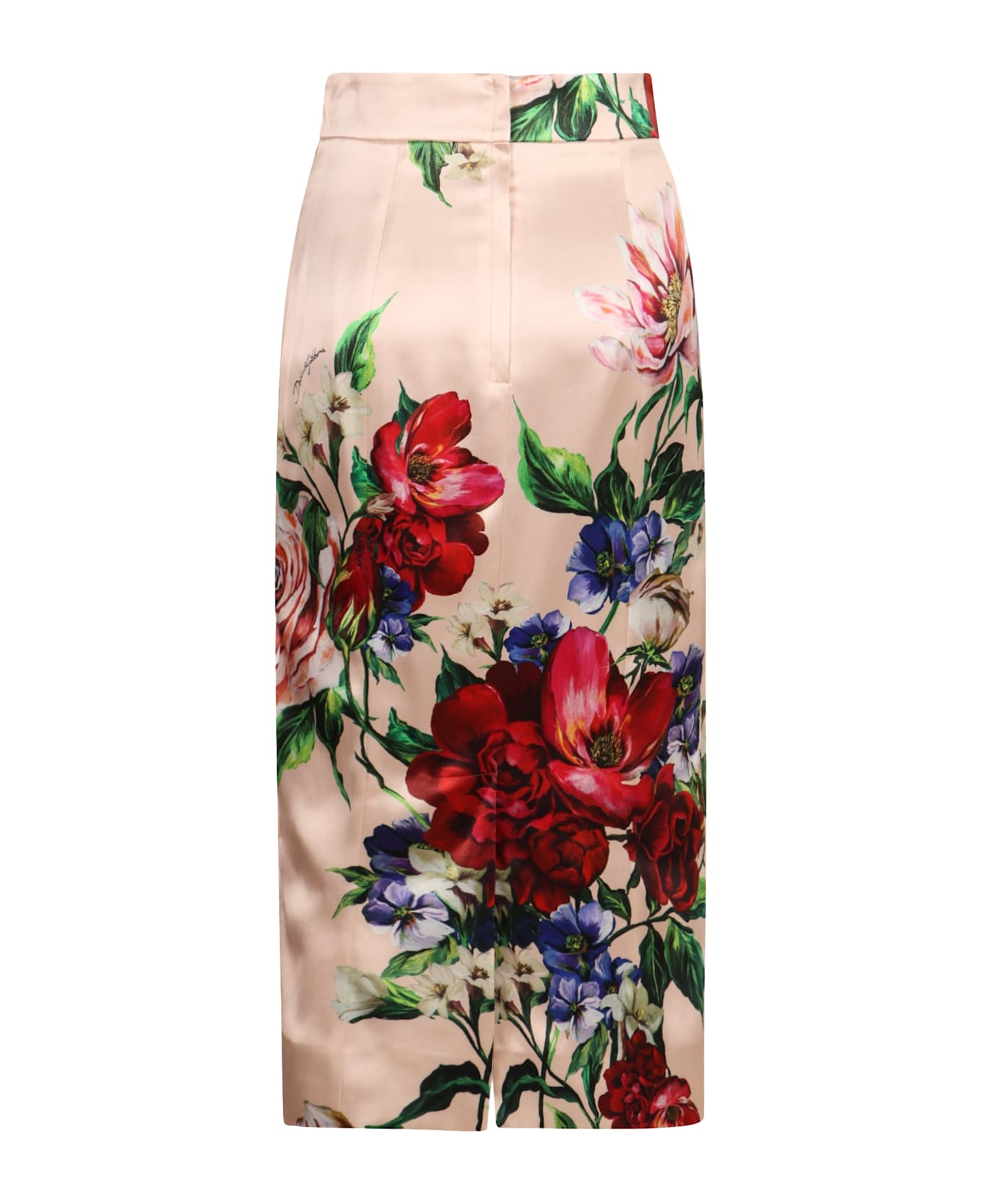 Dolce 
Gabbana Printed Stretch Satin Skirt - BFIORIANTICHIFNUD