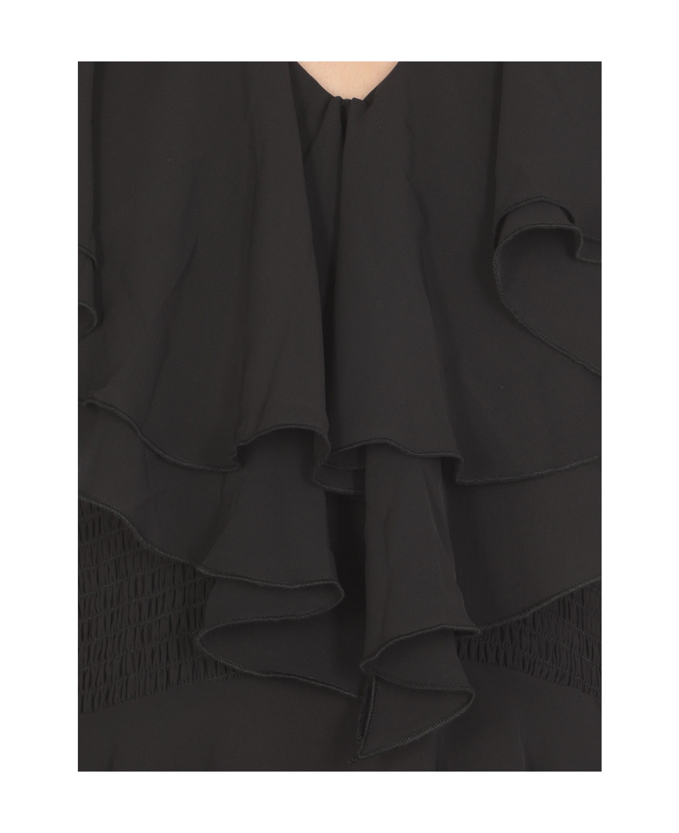 Rotate by Birger Christensen Dress With Ruffles - Black