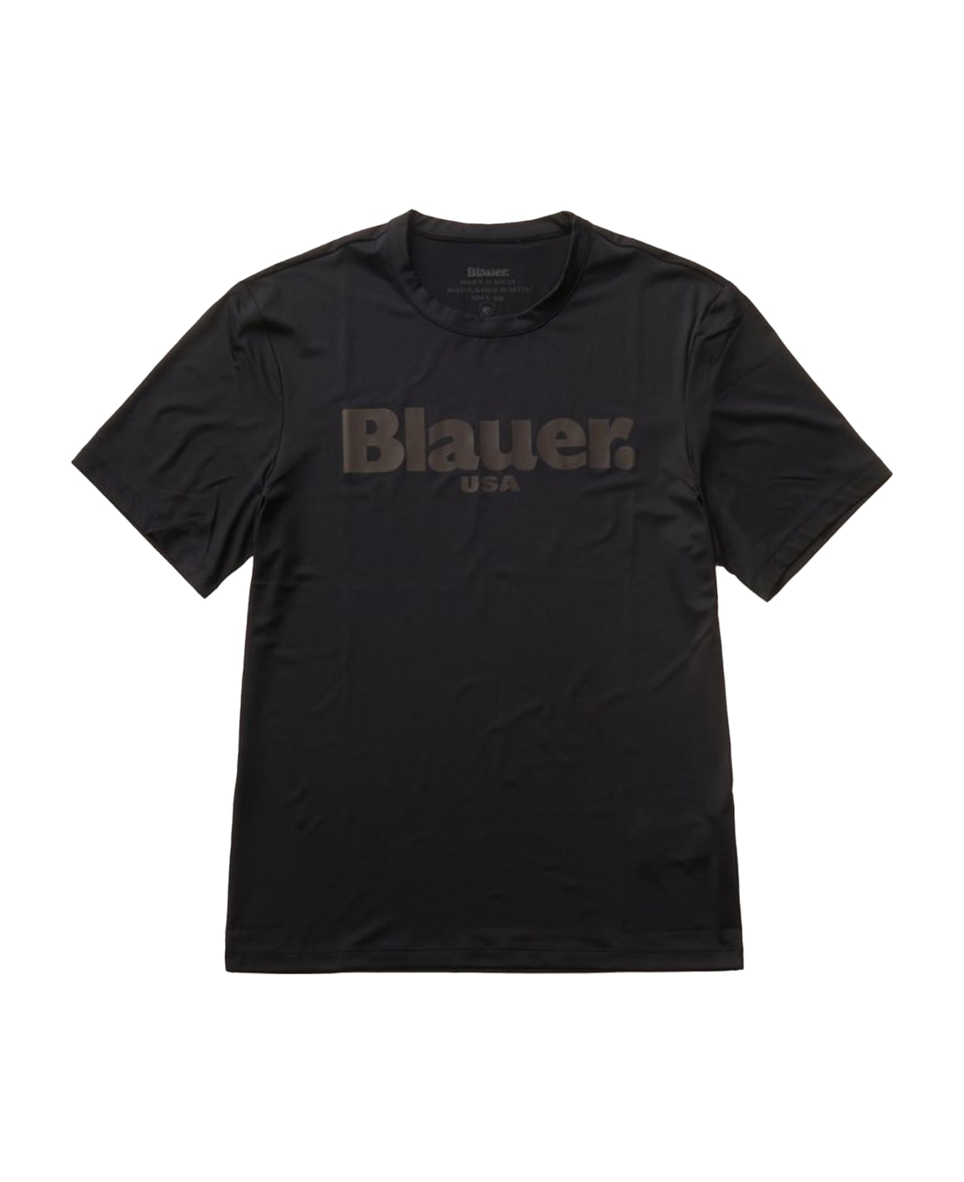 Blauer Black Technical T-shirt - NERO