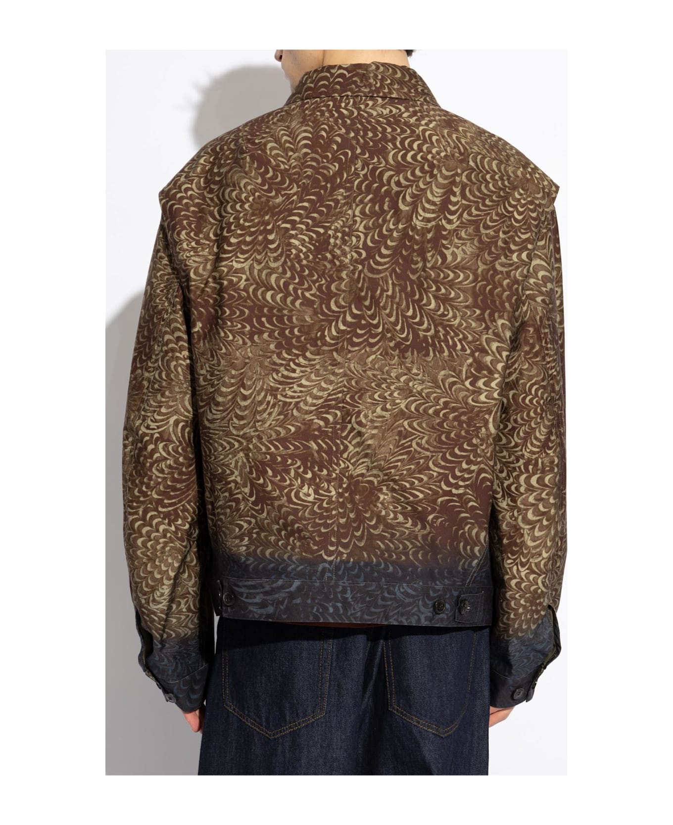 Dries Van Noten Jacket Veper - BROWN/GREEN