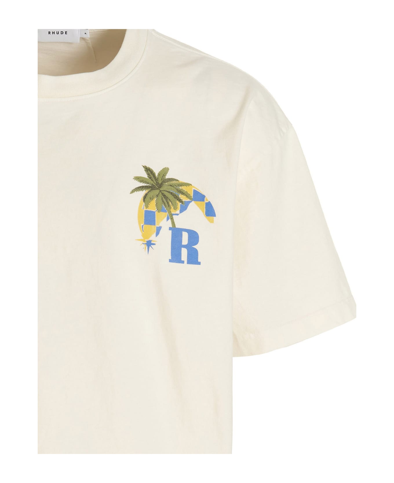 Rhude 'moonlight Tropics  T-shirt - White