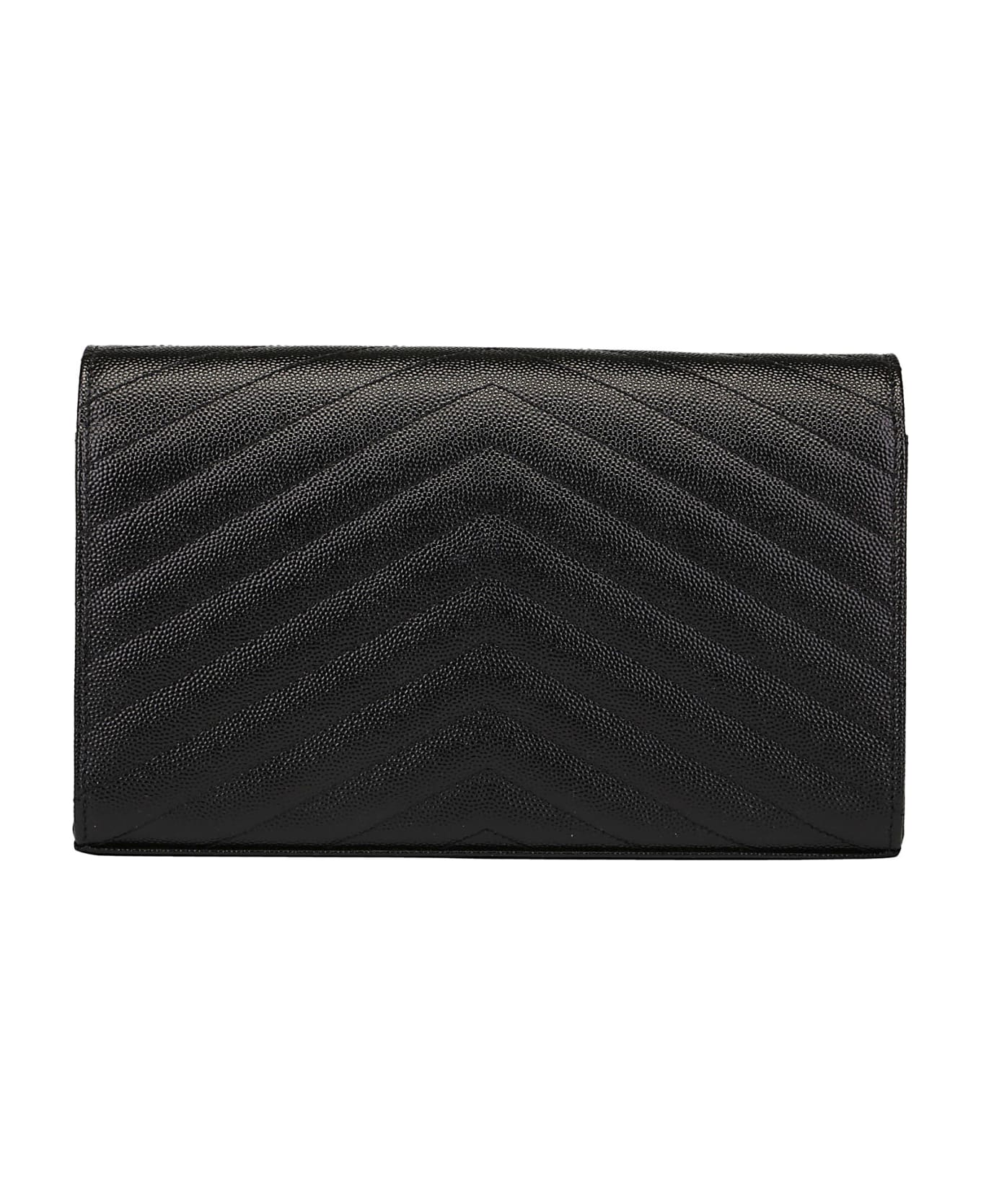 Saint Laurent Cassandre Shoulder Bag - Nero