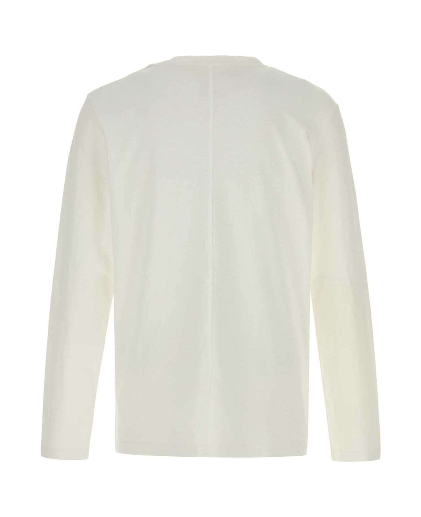 The Row White Cotton Leon T-shirt - White