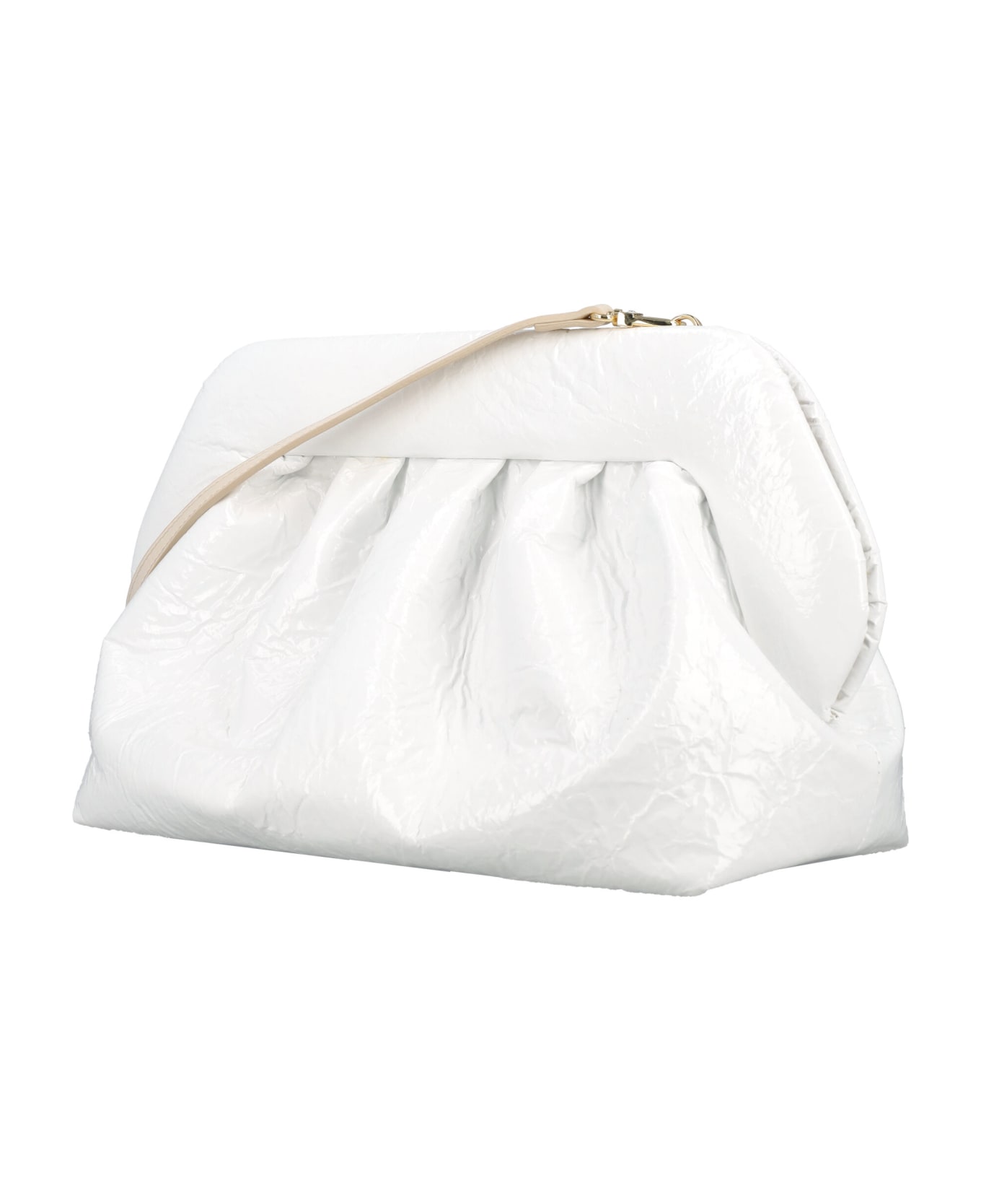 THEMOIRè Bios Clutch Pineapple Leather - SHELL IVORY クラッチバッグ