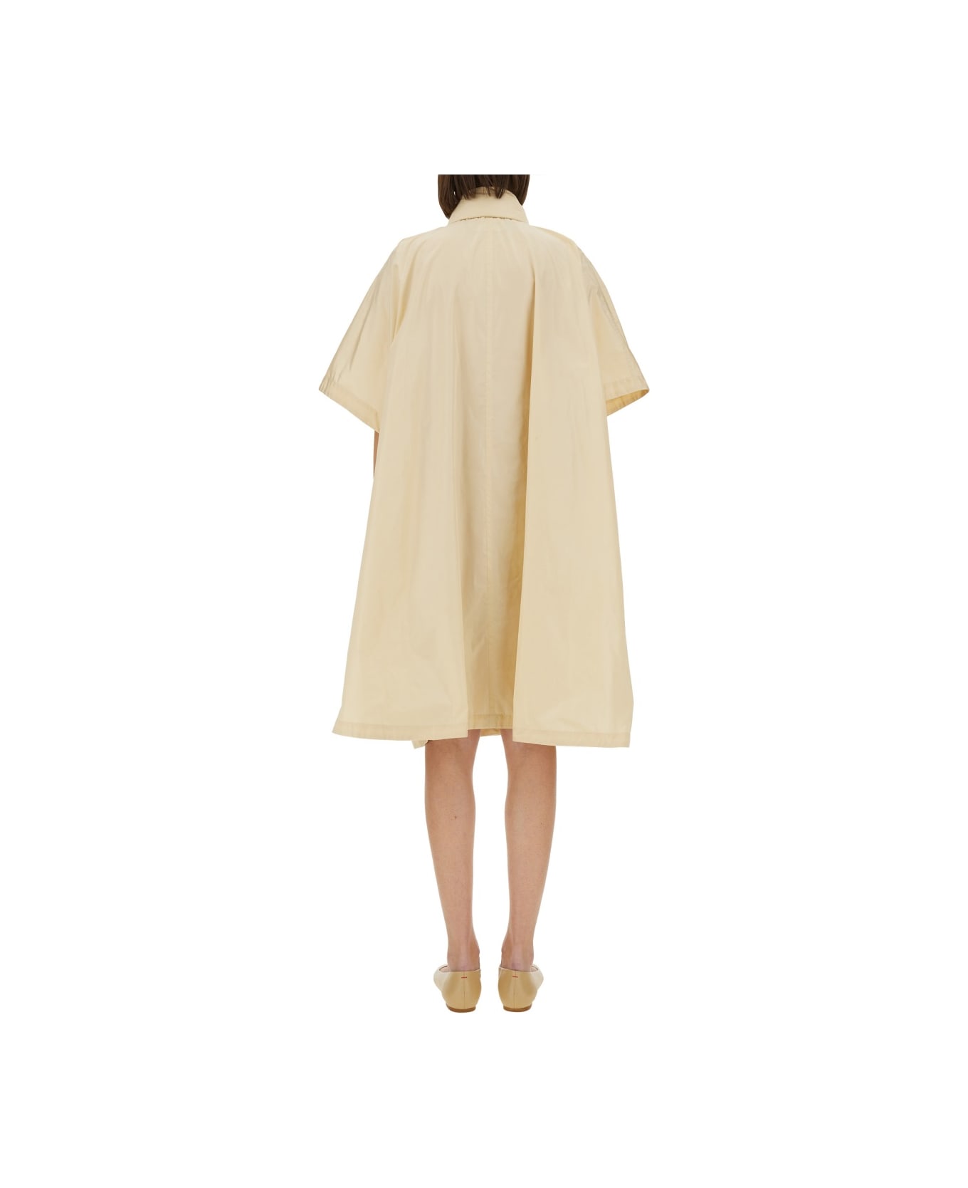 Fabiana Filippi Technical Taffeta Hood - IVORY