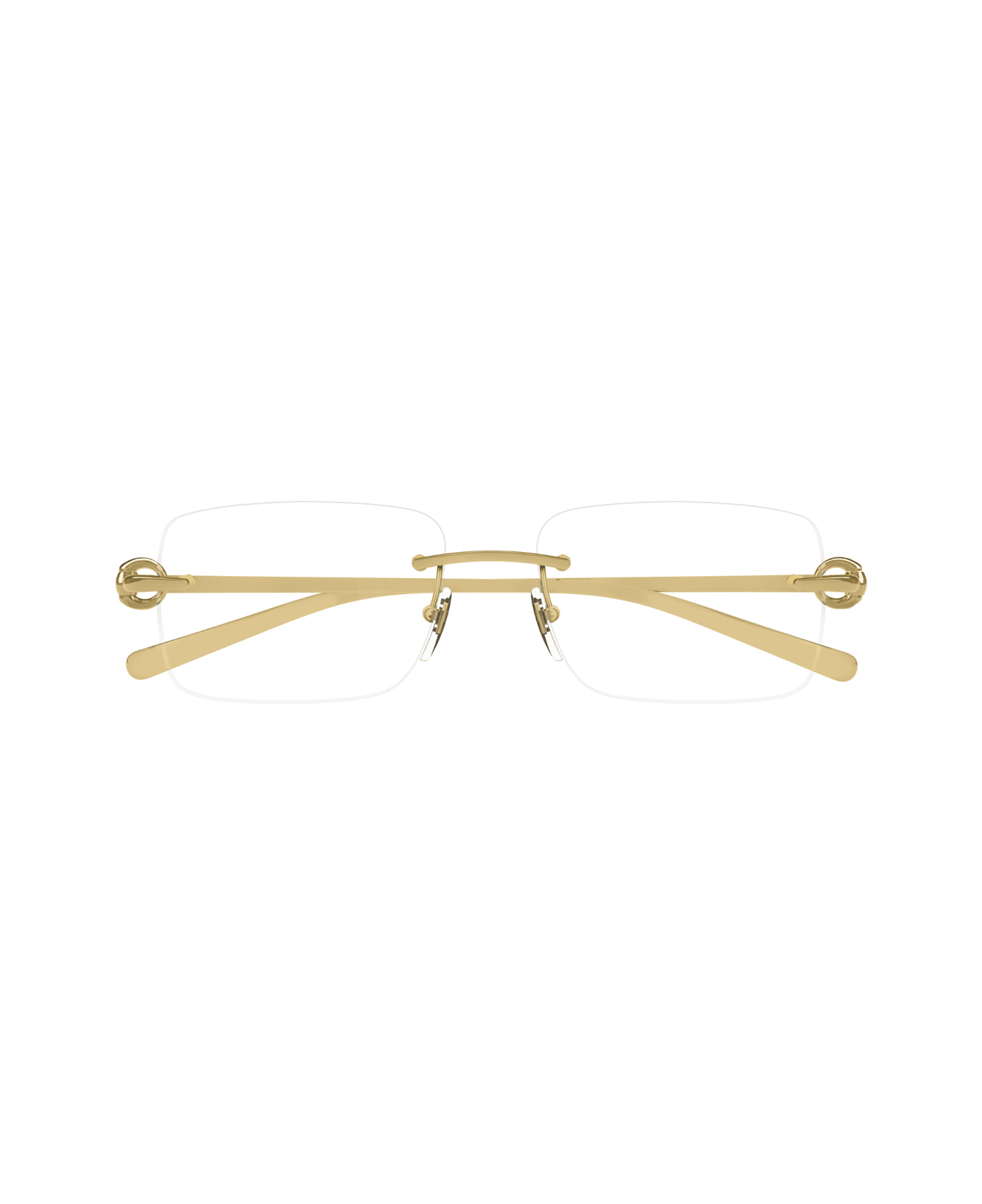 Gucci Eyewear Gucci Gg1703o Linea Horsebit 003 Gold Trasparent Glasses - Oro