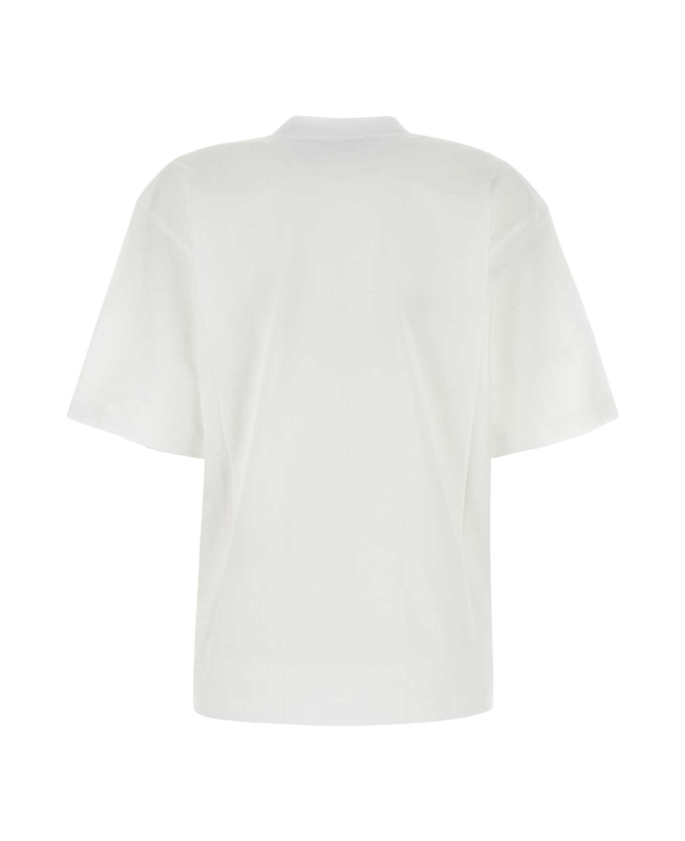 Marni White Cotton Oversize T-shirt - LILYWHITE Tシャツ