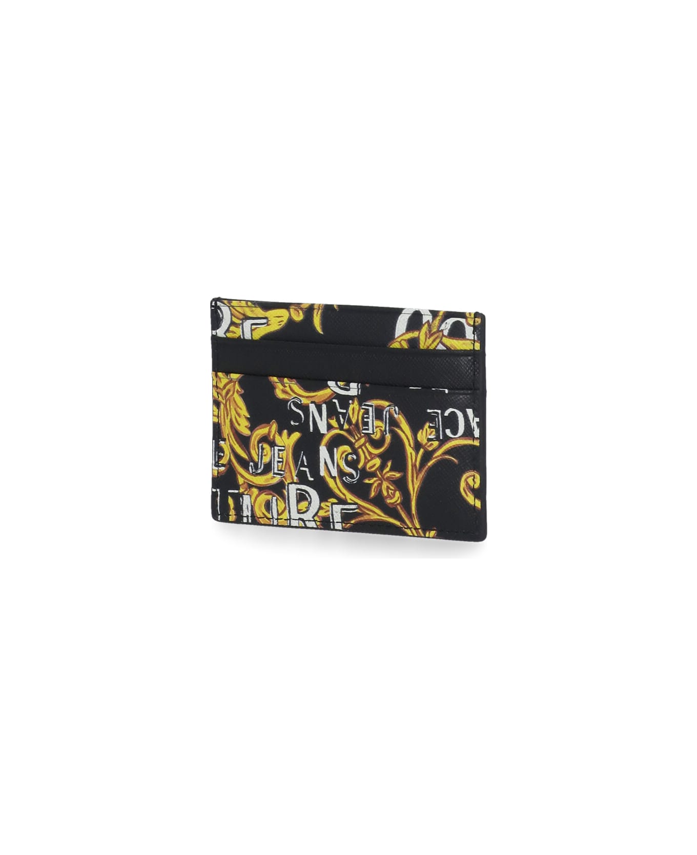 Versace Jeans Couture Logo Cards Holder - Black 財布
