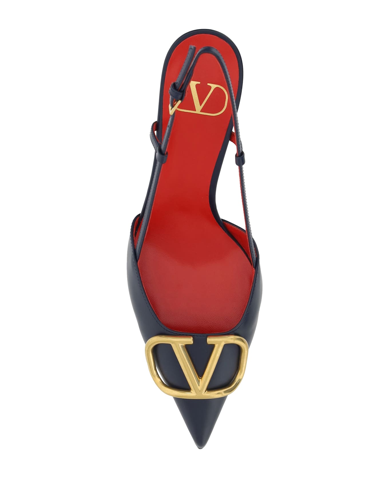 Valentino Garavani Vlogo Pumps Slingback - Marine