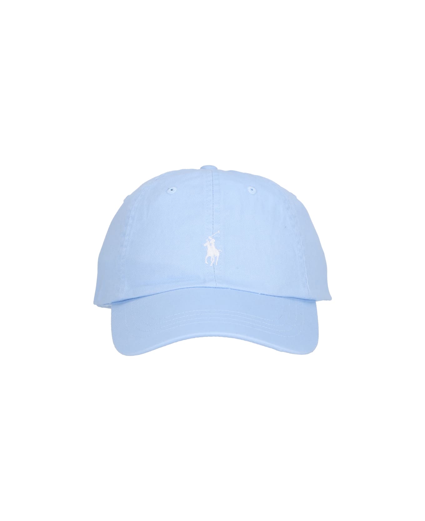 Polo Ralph Lauren Logo Baseball Hat - Light Blue
