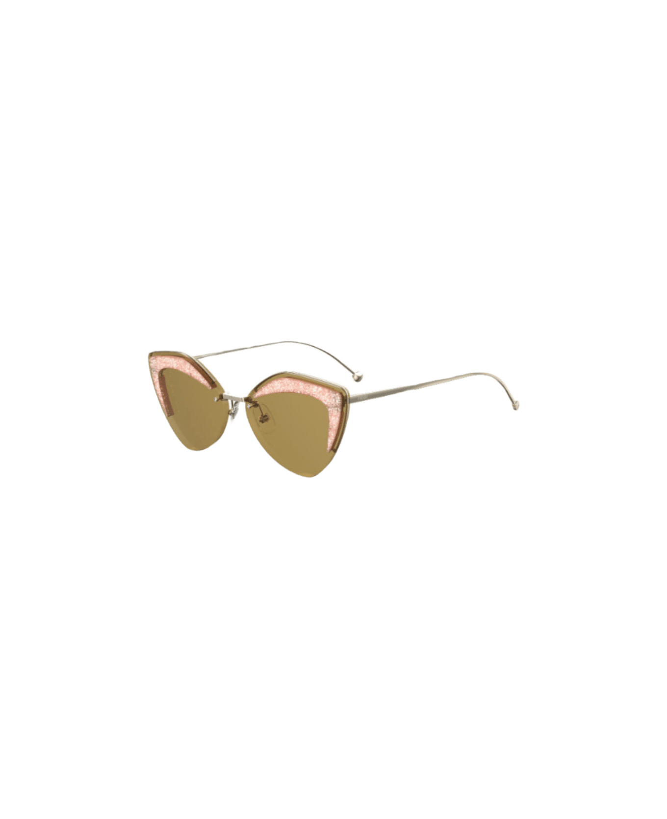 Fendi Eyewear Ff 0355 - Gold Sunglasses サングラス