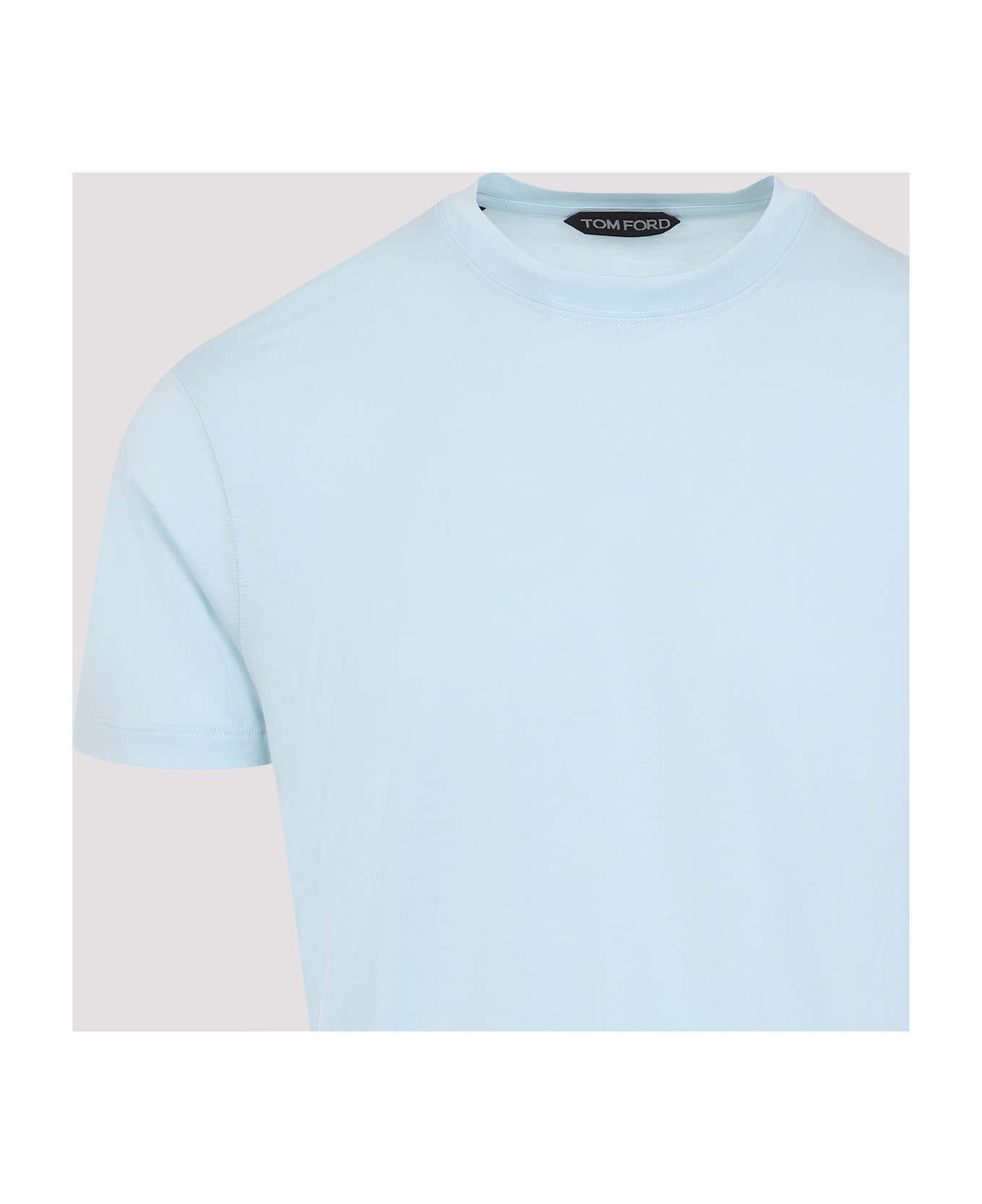 Tom Ford Lyocell T-shirt - Glass Blue