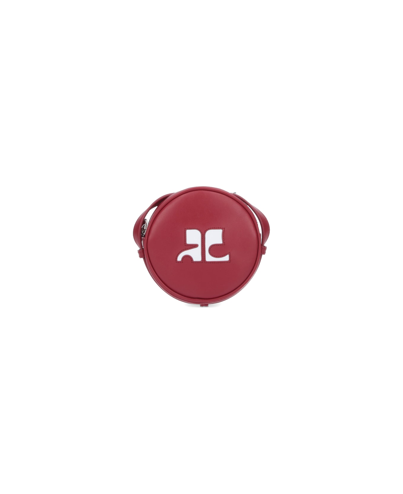 Courrèges "reedition Circle" Mini Bag - Red