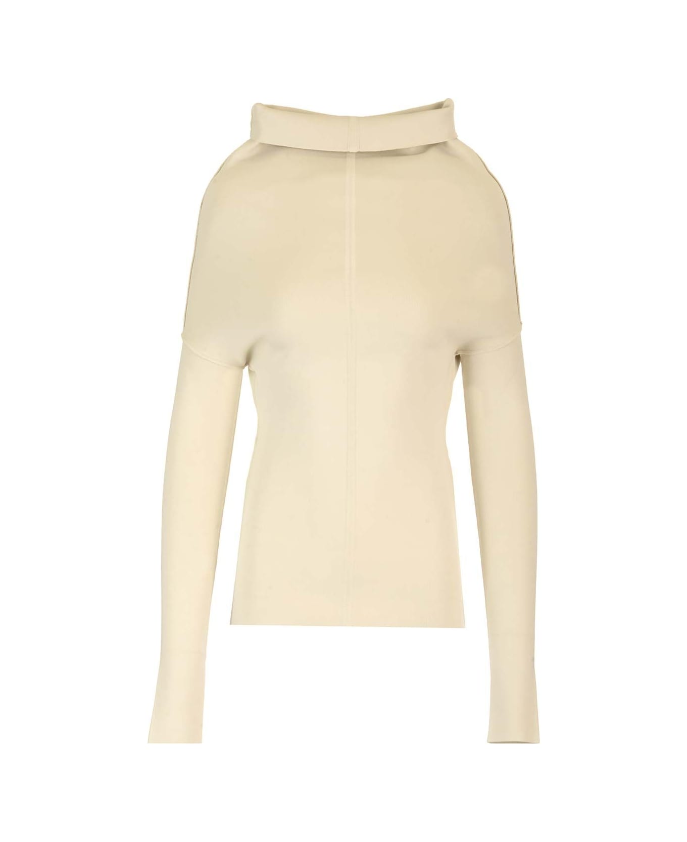 Rick Owens Donut Neck Sweater - Ivory
