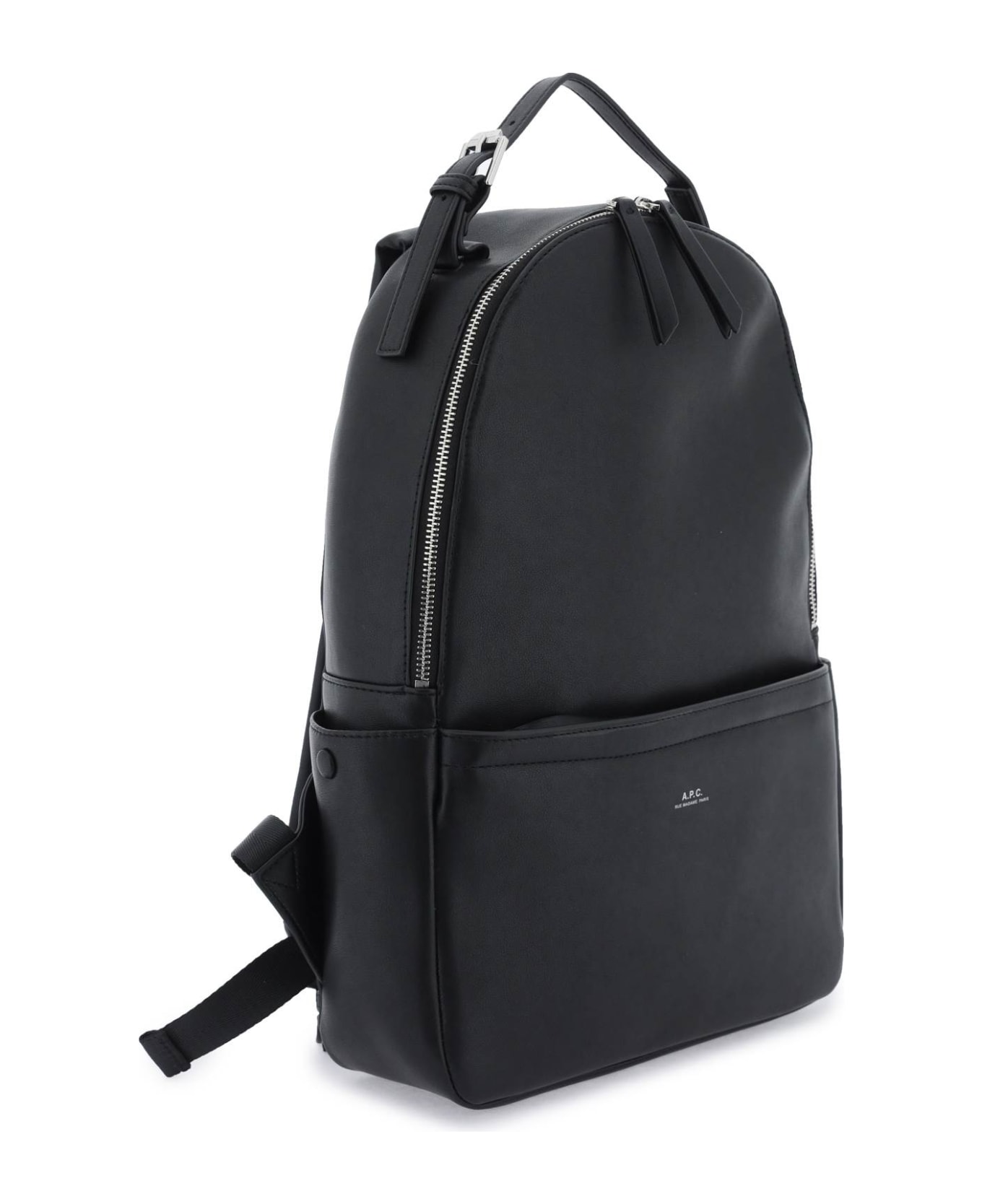 A.P.C. Logo Top Zip Backpack italist