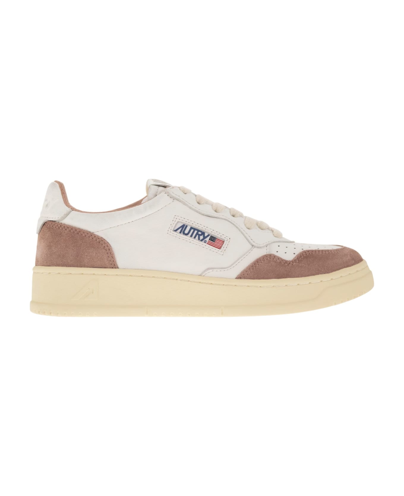 Autry Medalist Low Sneakers - White/brown