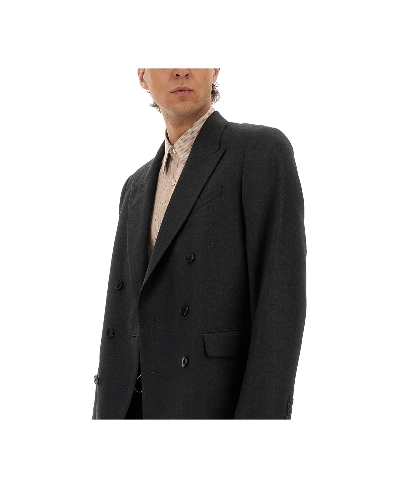 Dries Van Noten Wool Jacket - GREY