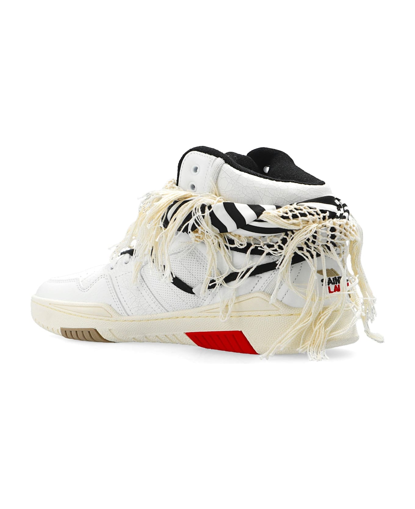 Saint Laurent Smith Leather Sneakers - White