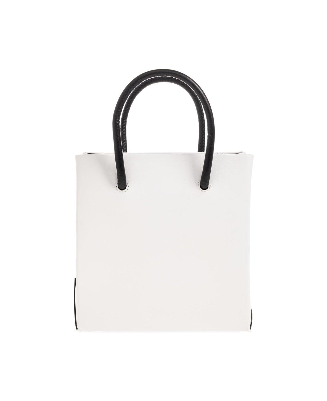 Moschino Slogan-printed Top Handle Bag - WHITE トートバッグ