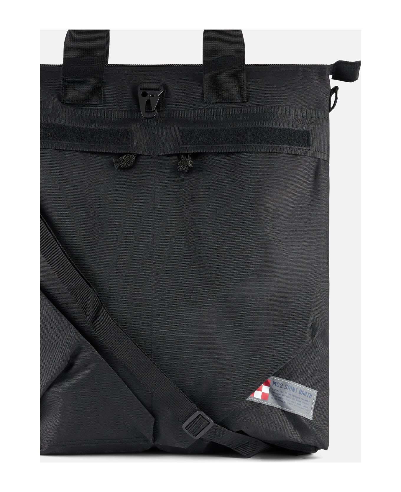 MC2 Saint Barth Canvas Black Backpack Helmut - BLACK