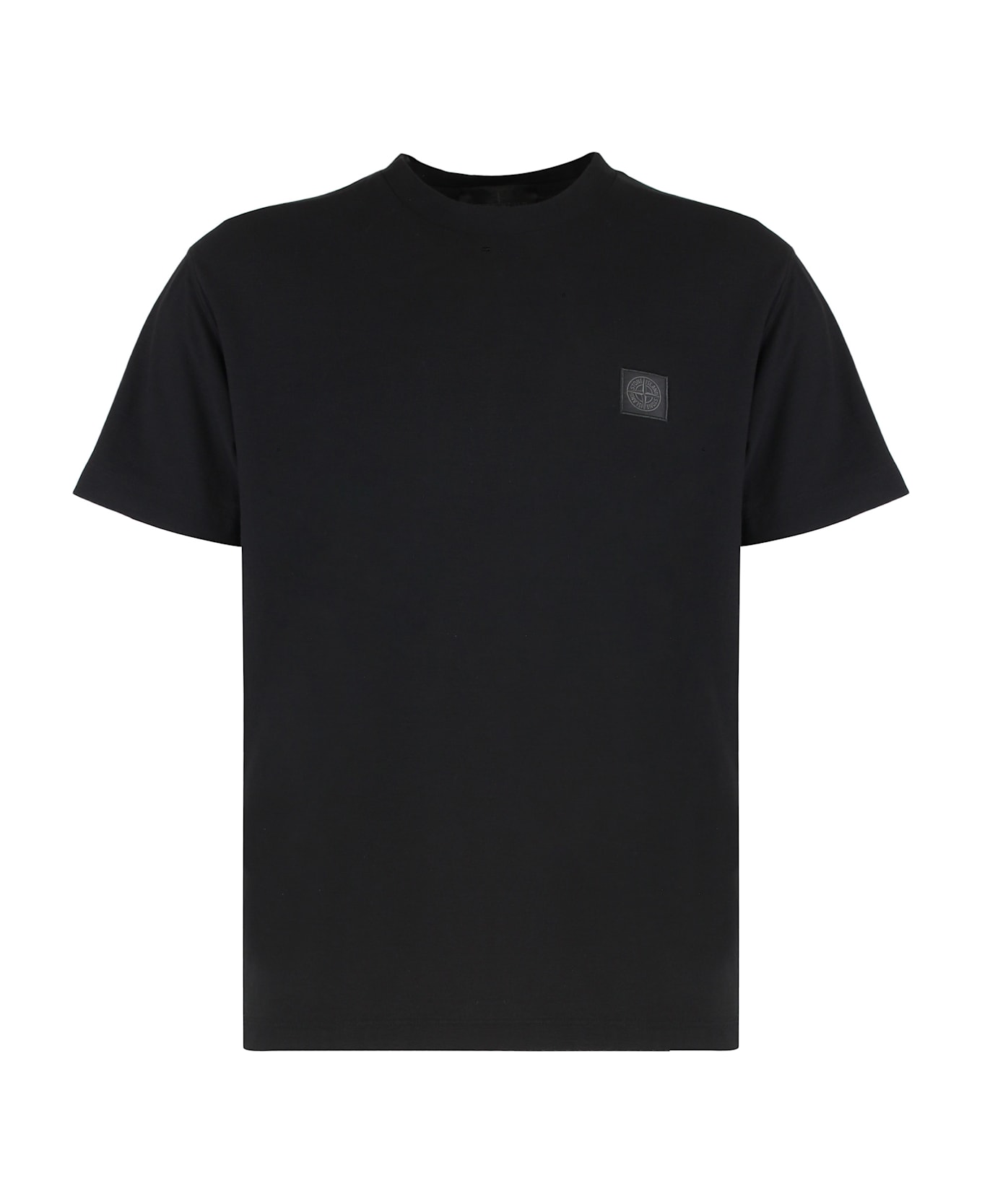 Stone Island T-shirt In Jersey Cotton - black