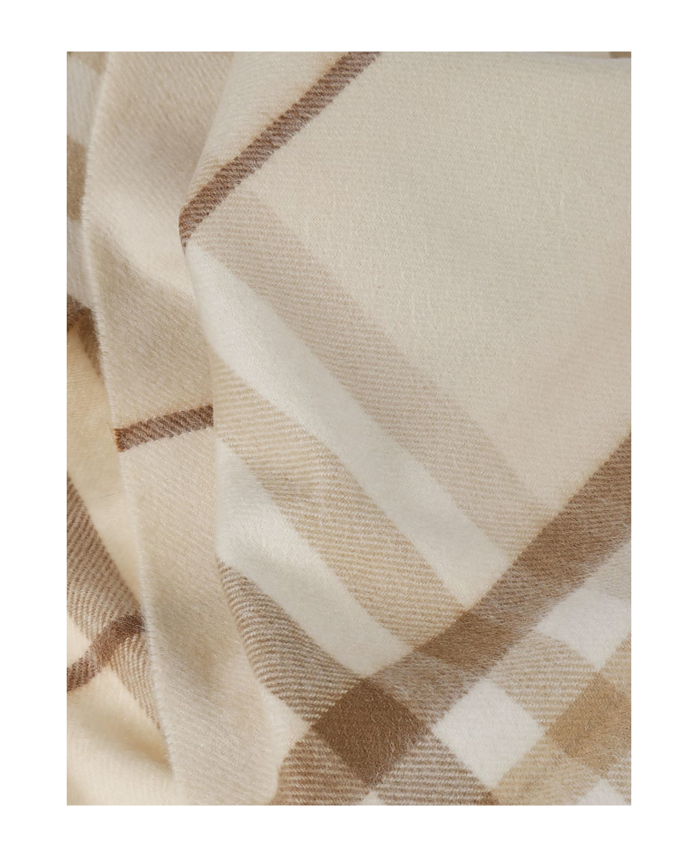 Burberry Giant Check Scarf - Soft Fawn
