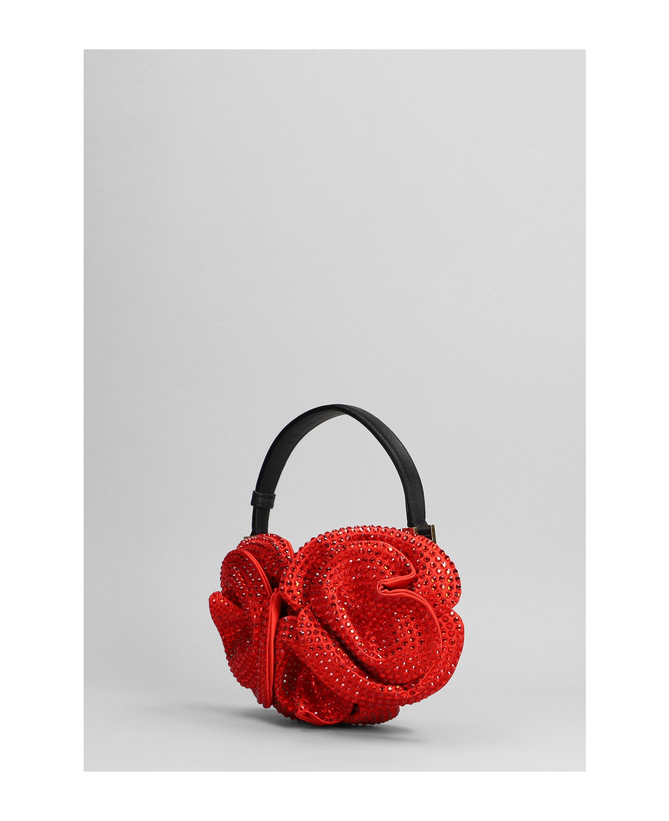 Magda Butrym Hand Bag In Red Satin - red
