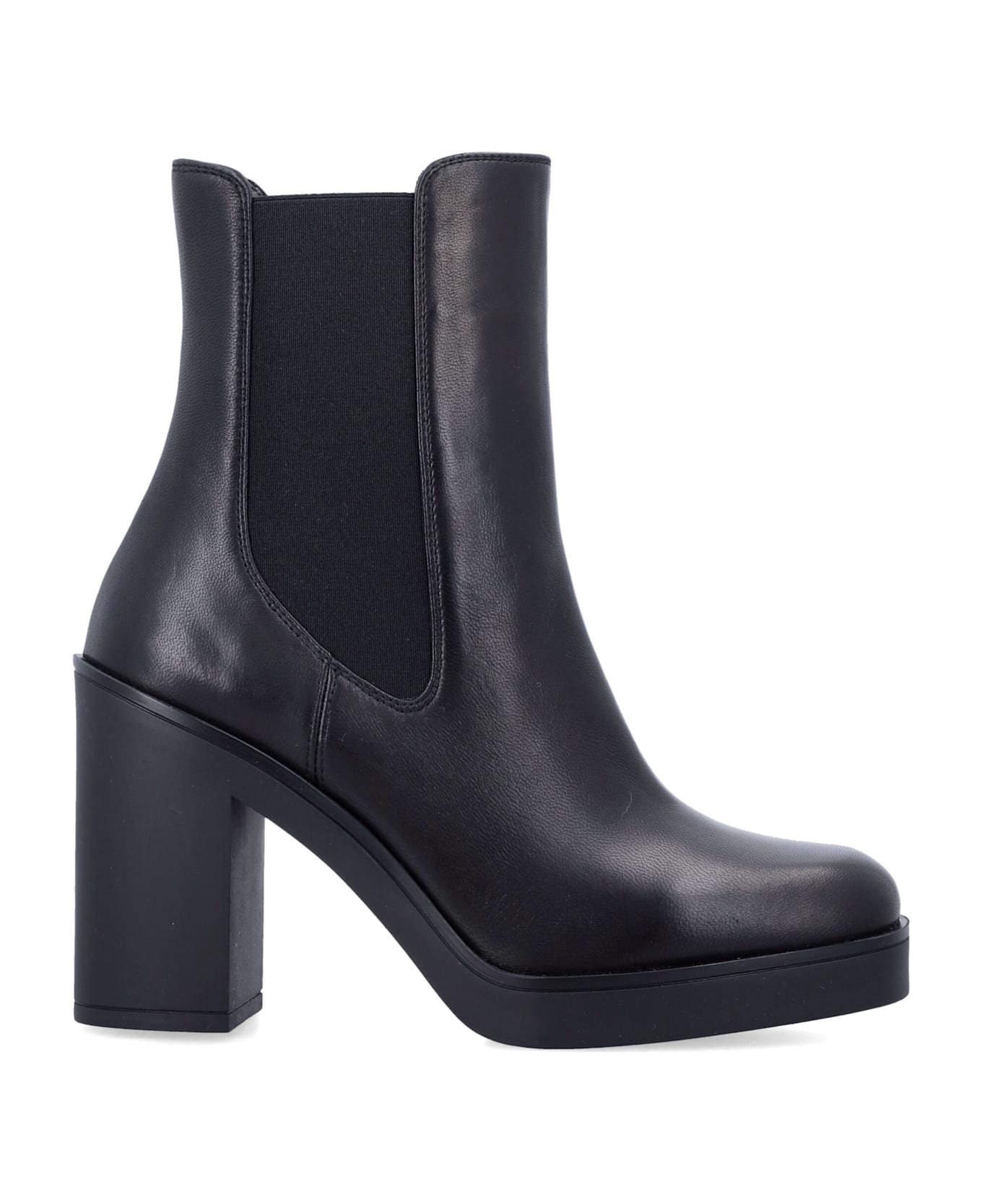 Stuart Weitzman Bethenny 80 Chelsea Bootie - BLACK ブーツ