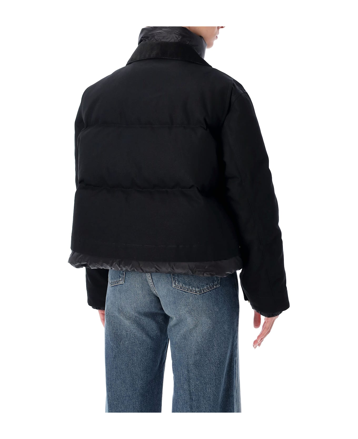 Sacai X Carhartt Wip Puffer Jacket - BLACK