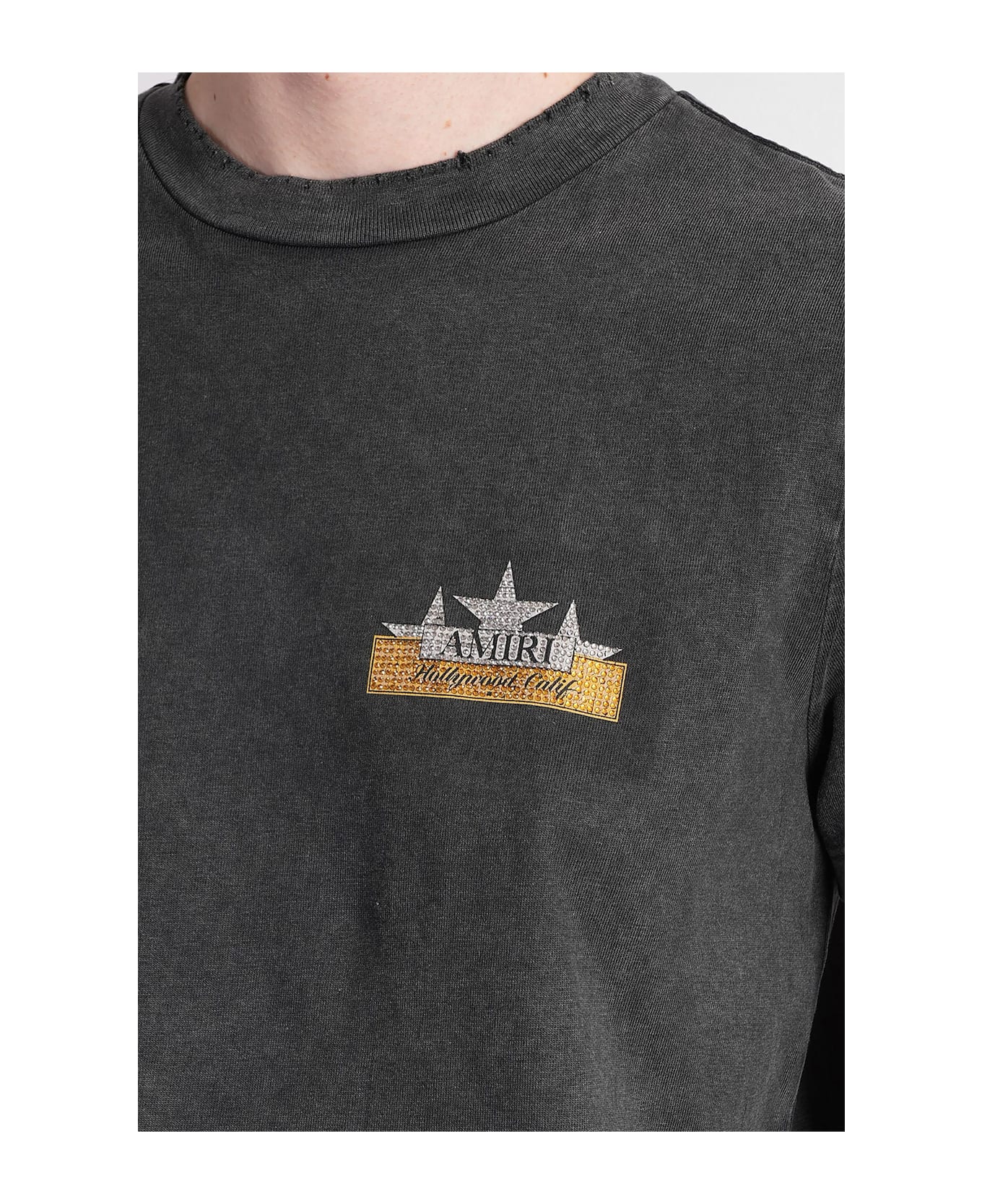 AMIRI T-shirt In Black Cotton - black