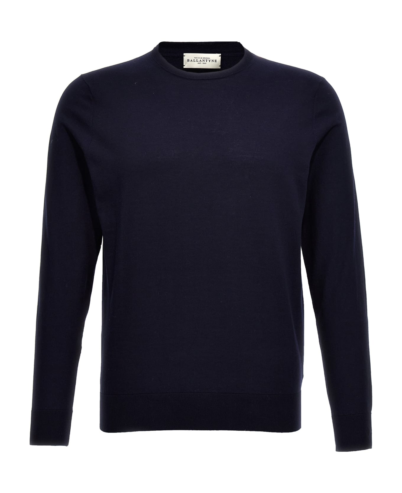 Ballantyne Cotton Sweater - Blue ニットウェア