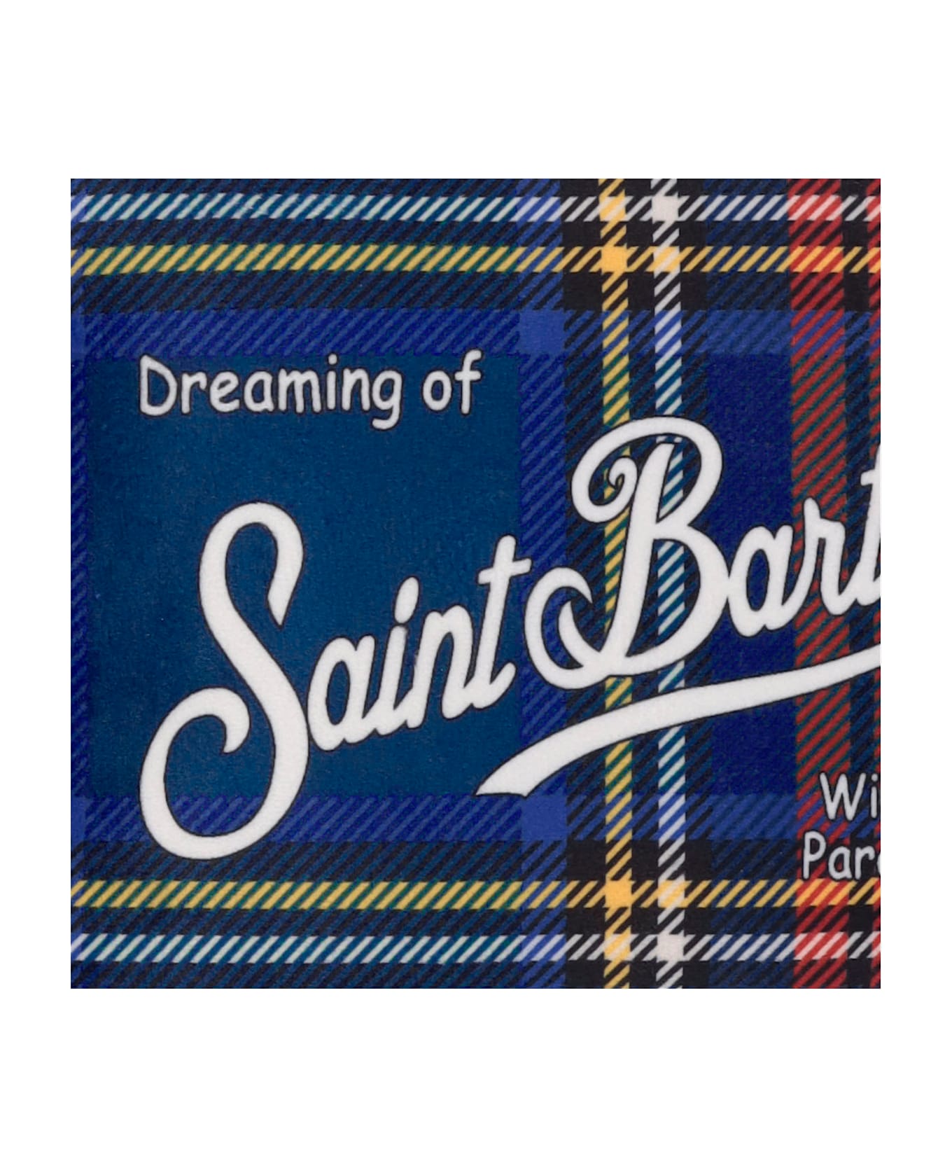 MC2 Saint Barth Aline Clutch Bag With Logo - Red