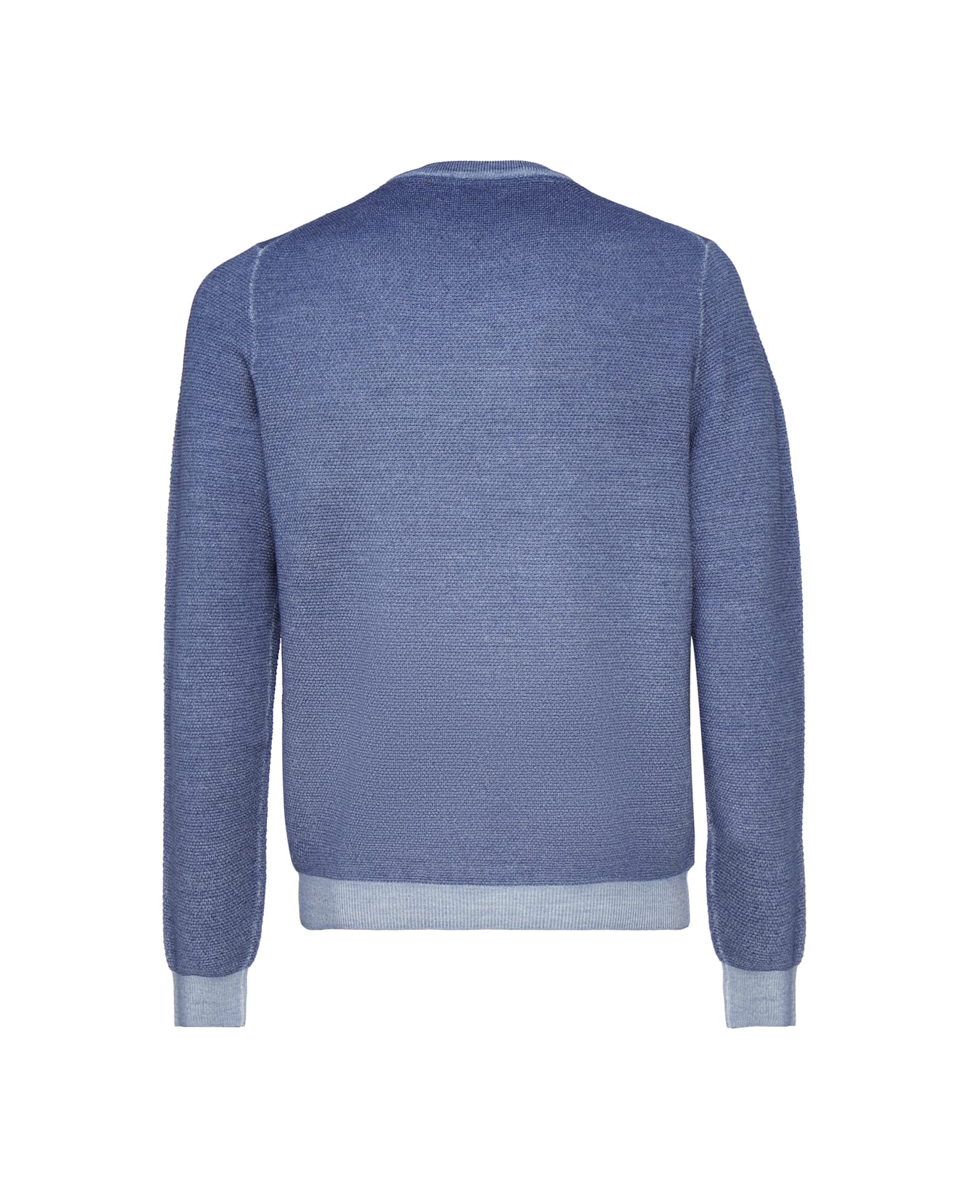 Sun 68 Vintage Round Sweater - Light blue フリース
