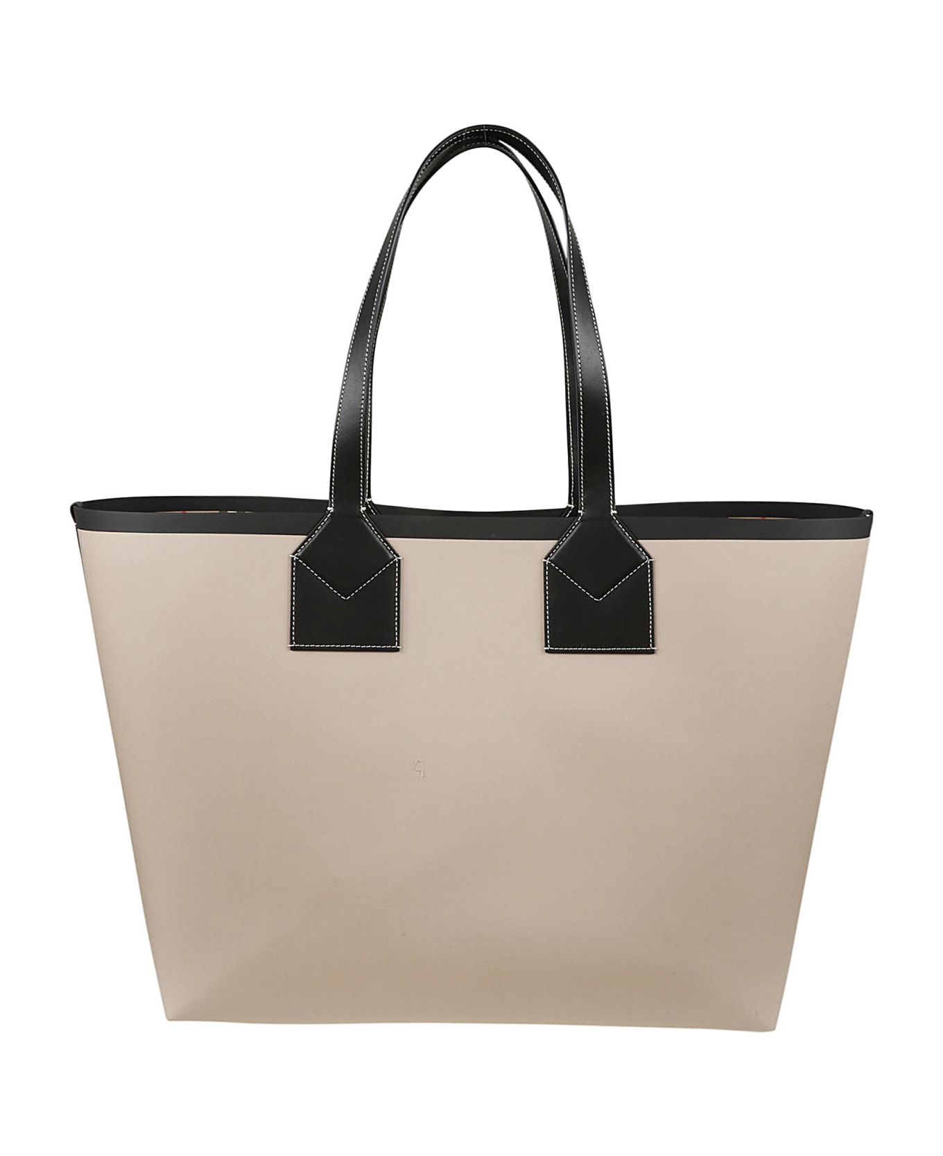 Burberry Large Heritage Tote - Beige