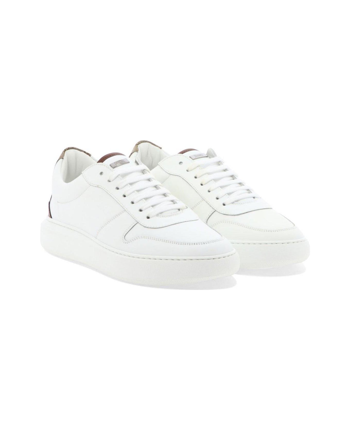 Herno H Monogram Lace-up Sneakers - Bianco