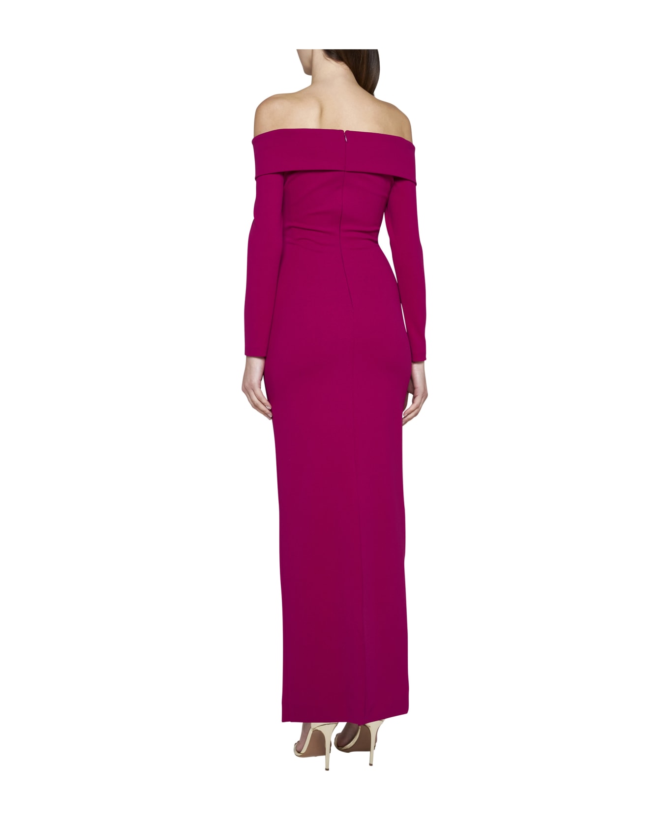 Solace London Dress - Fuchsia ワンピース＆ドレス
