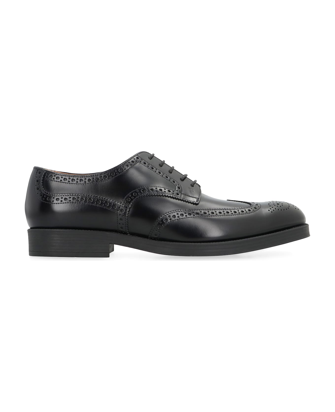 Tod
s Leather Lace-up Shoes - black